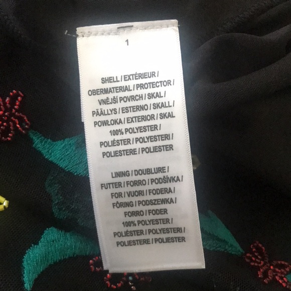 Aidan Mattox Bead & Sequin Embroidered Dress 2 6 10$295 - Picture 10 of 10